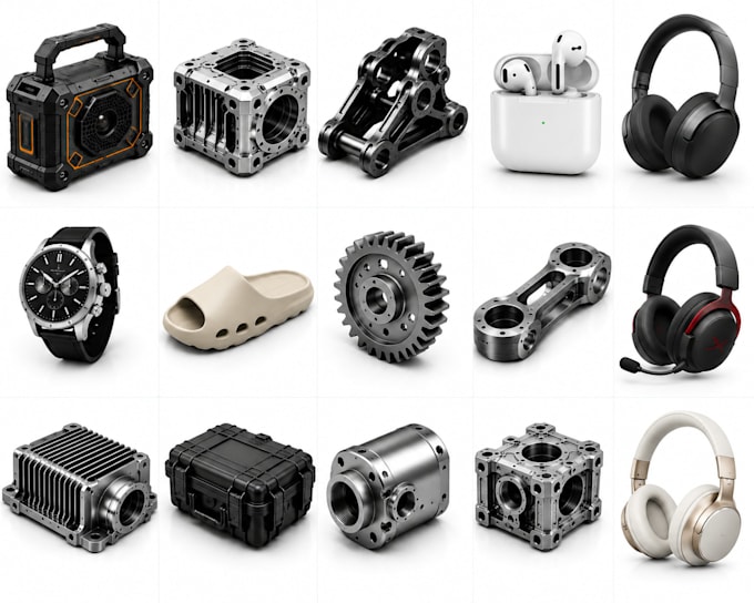 3d hard surface modeling solidworks parametric cad product model for 3d printing