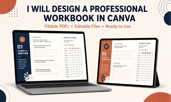 design canva workbook coaching workbook educational workbook design