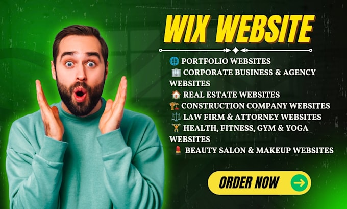 design wix website or wix website redesign