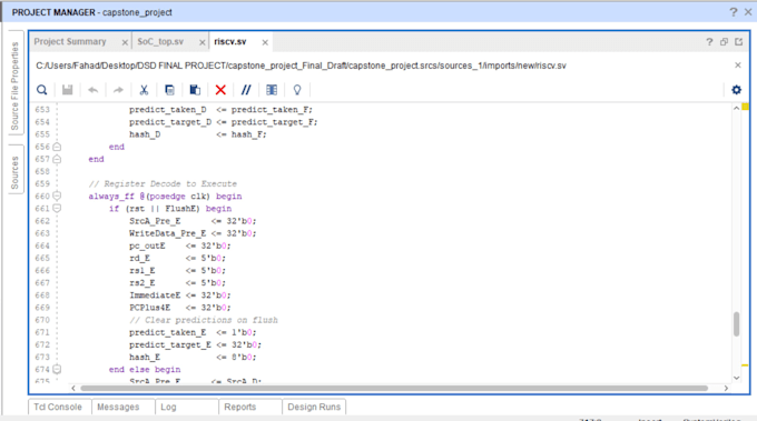 design verilog and systemverilog rtl fpga modules