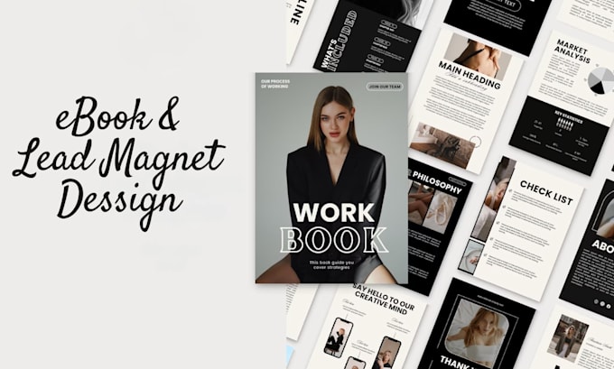 create ebook layout, lead magnet PDF, workbook, coaching ebook, sales PDF design