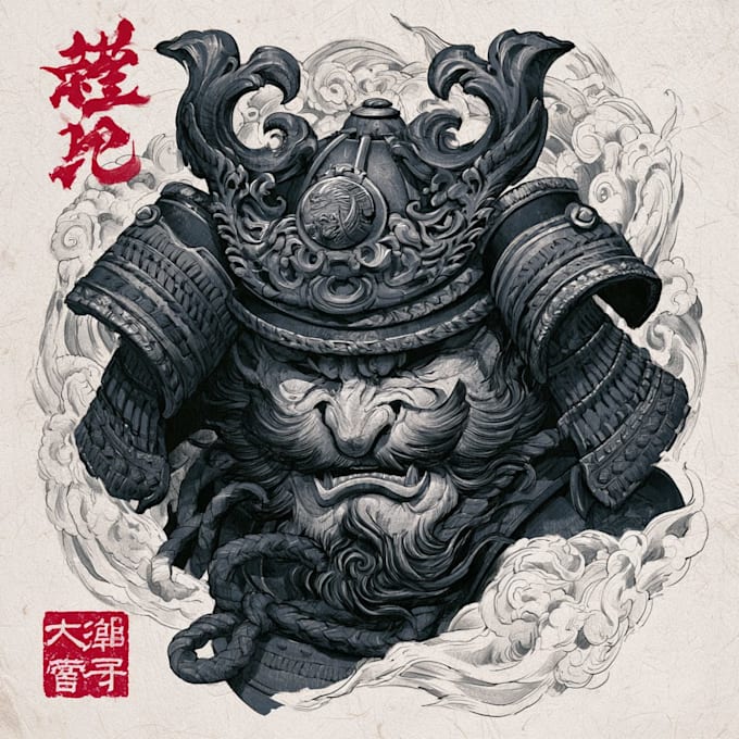 design a professional japanese tattoo design