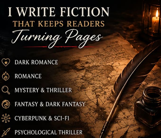 ghostwrite your fiction novel