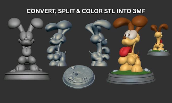 add color, split and slice stl to 3mf for bambu studio multicolor printing