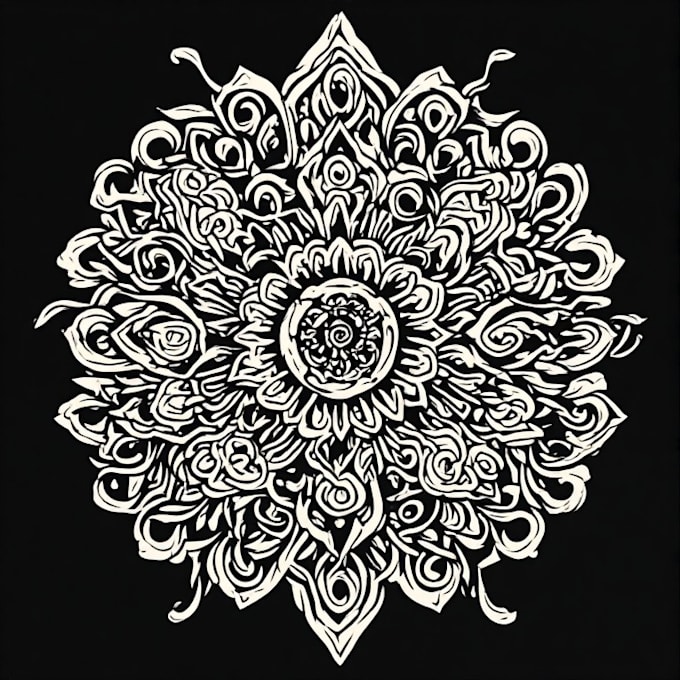 do unique traditional, mandala, polynesian tattoo design