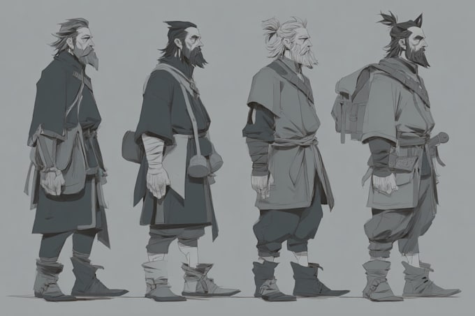 character concept art and character design