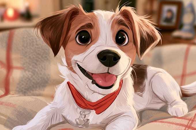 draw a style pet portrait
