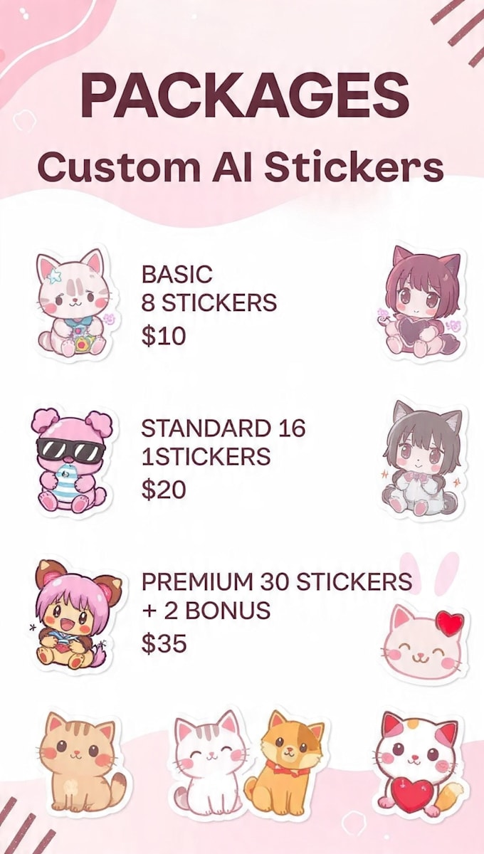 create custom ai stickers for telegram whatsapp and discord