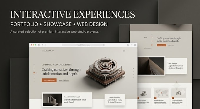 design and develop a modern website