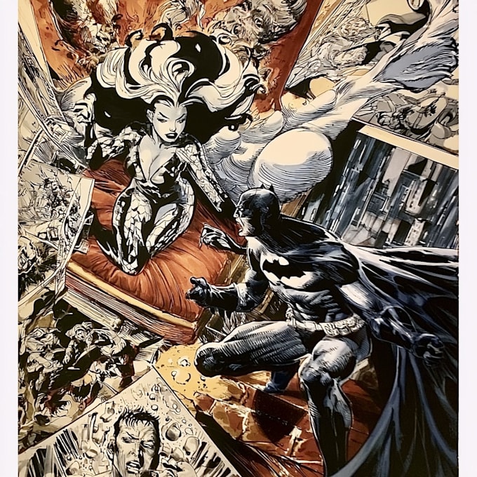 do draw a unique comic book page or manga page
