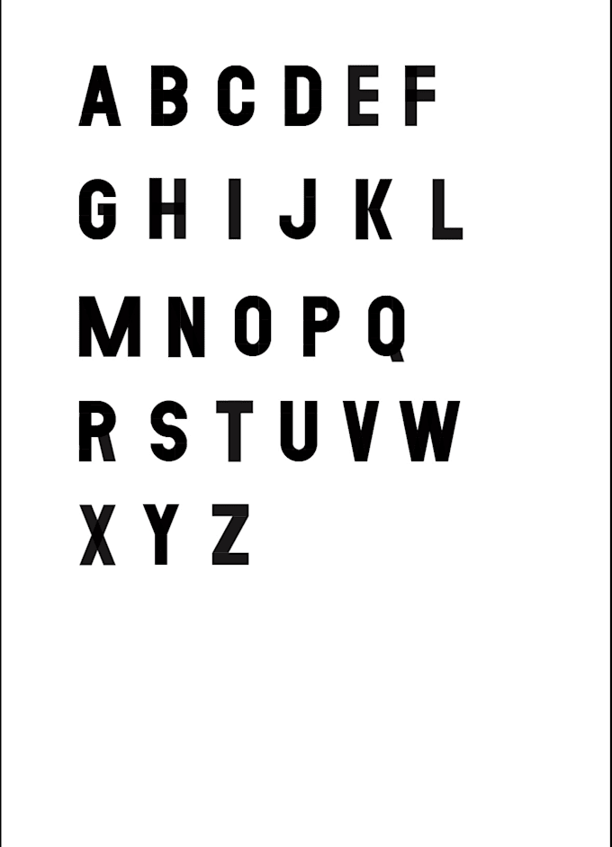 design unique custom typeface or font concept for you