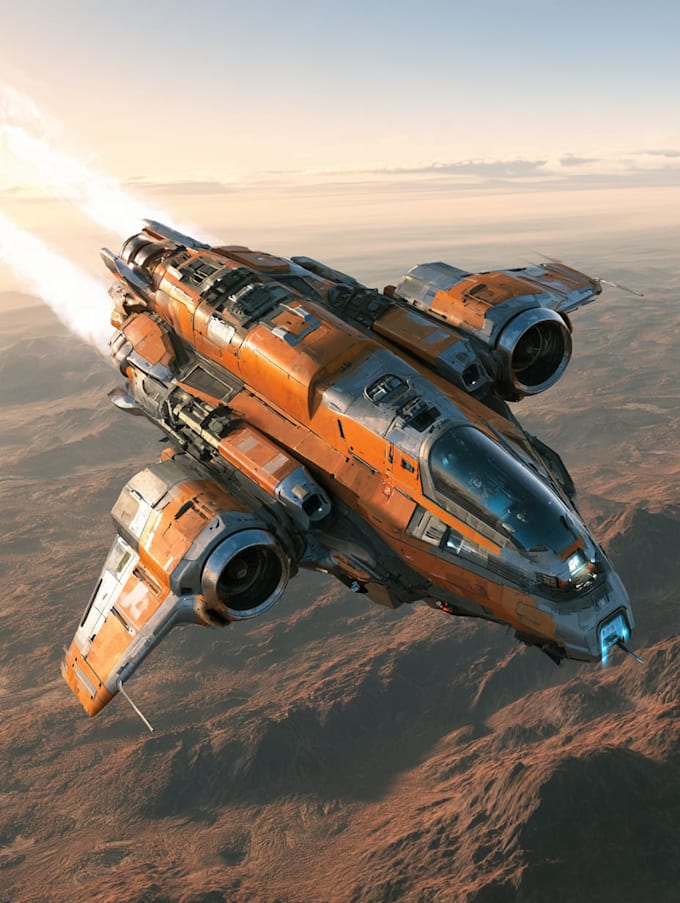 make sci fi spaceship models