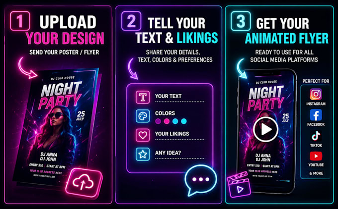 animate your poster, flyer or key visual