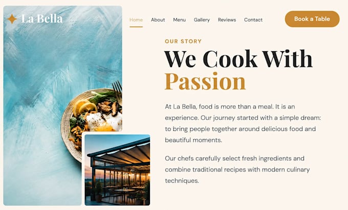 responsive modern website using HTML CSS and javascript