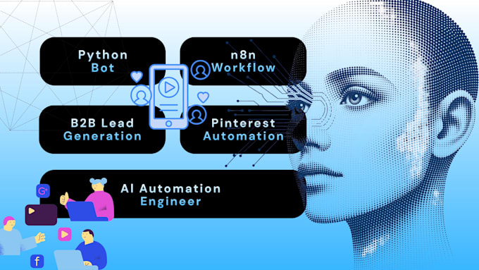 build custom python ai automation bot, n8n workflow and lead generation