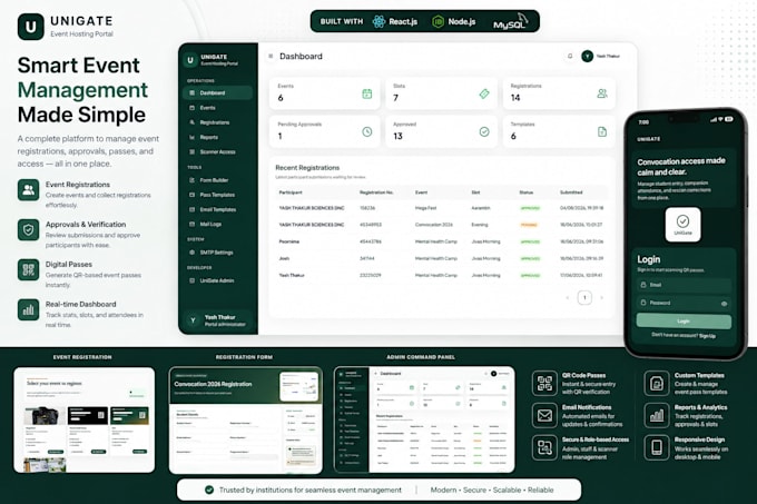build a modern web and mobile application
