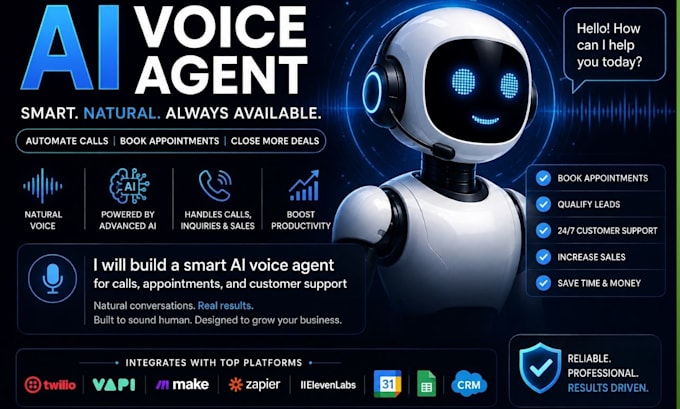 ai voice agent for calls, appointments, and customer support