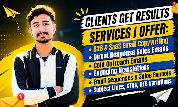 write persuasive email copywriting for b2b and saas