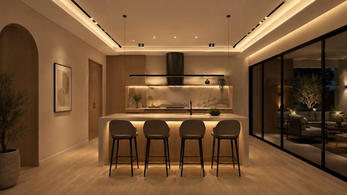 do creative lighting design, architectural exterior and interior design