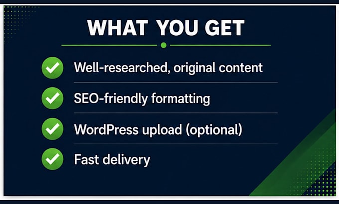 write and upload blog content to your wordpress site