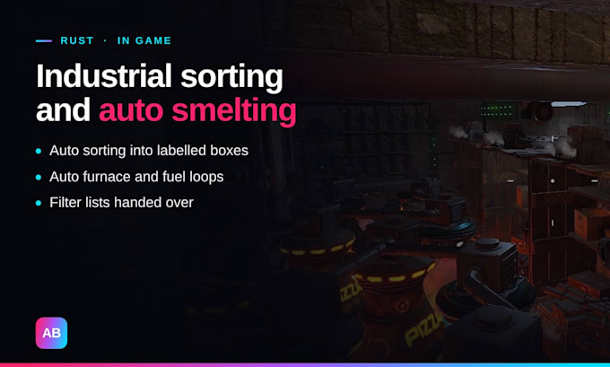 design and build rust electricity, industrial and auto sorting systems