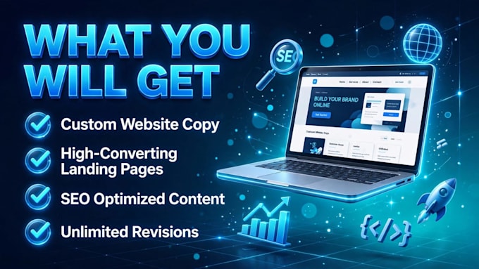 write engaging website content and landing pages