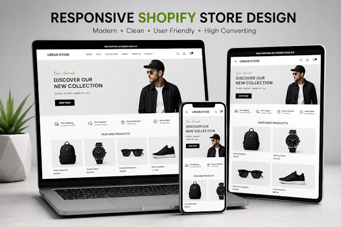 design a professional shopify store for your business