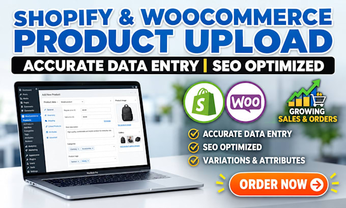do shopify and woocommerce product upload
