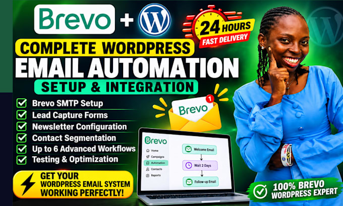 setup brevo wordpress email automation SMTP forms newsletter