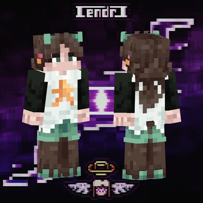 make a minecraft skin based on your request