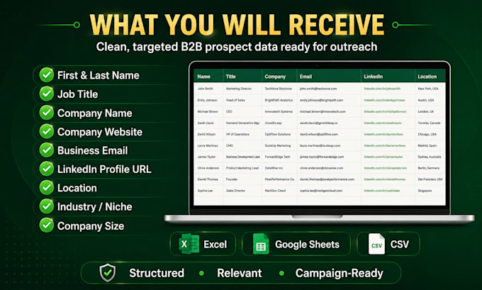 do targeted b2b lead generation and verified email list building