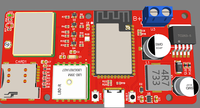 make pcb design pcb layout and circuit schematic