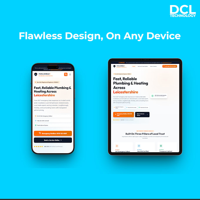 build a high speed custom website tailored to your business