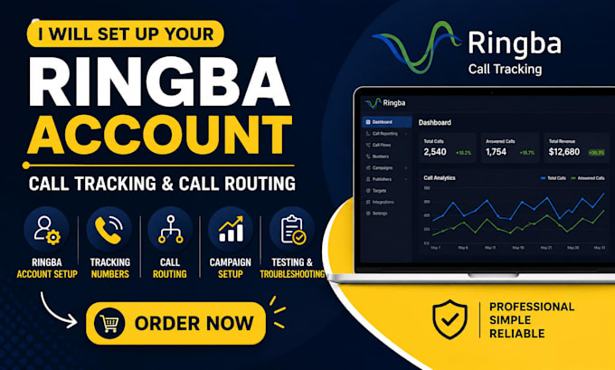 set up your ringba account and call tracking