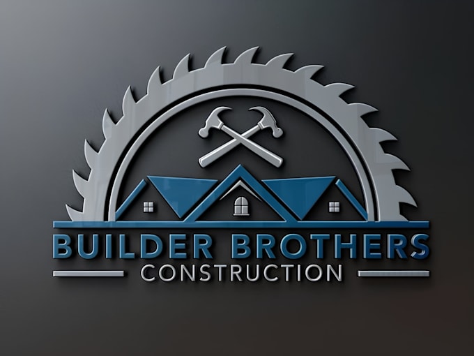 do modern real estate, construction and property logo design