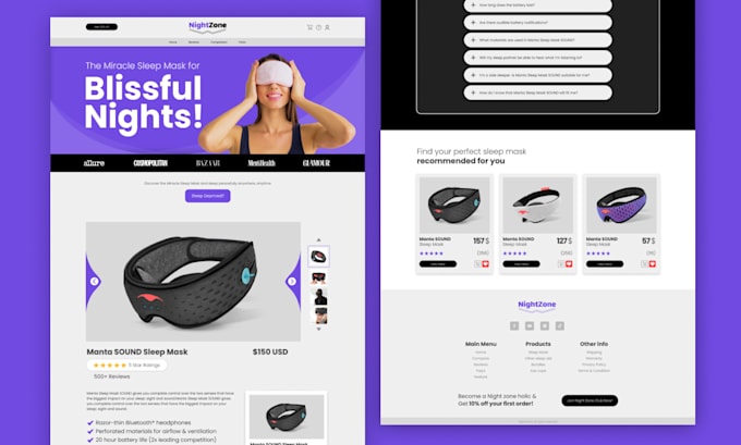 design modern website UI UX in figma