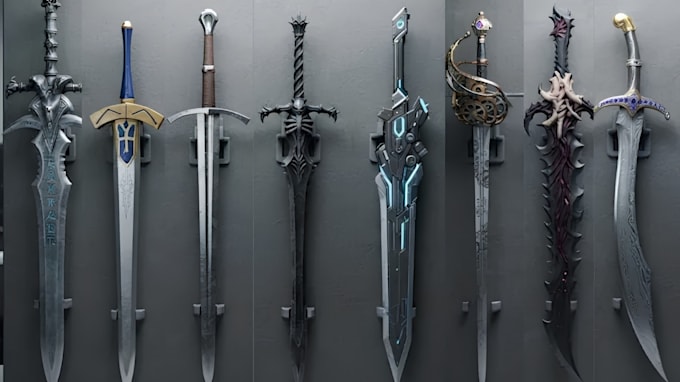 create 3d words 3d cosplay weapon wearable armor 3d printable model sti printing