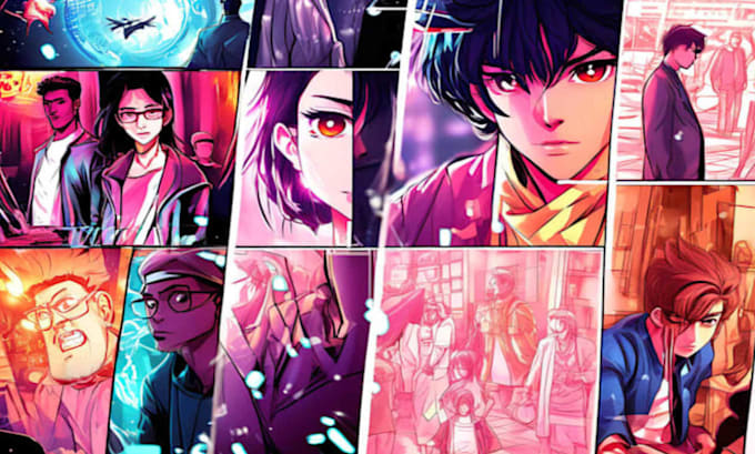 draw manga comic pages webcomic graphic novel and comic art illustration