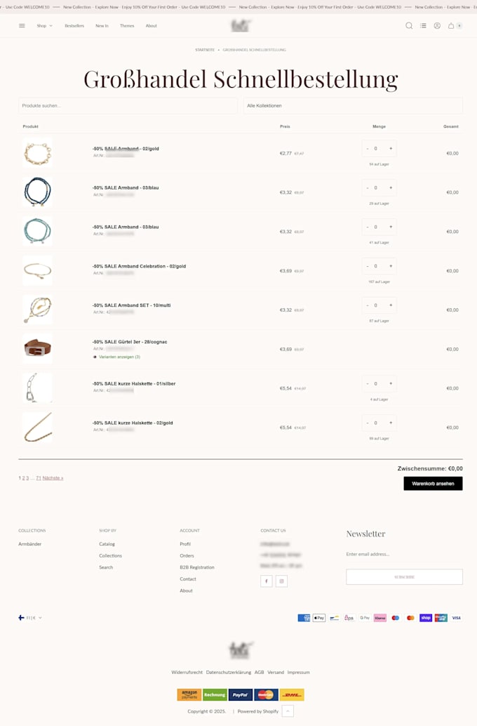 set up and customize your shopify b2b wholesale store