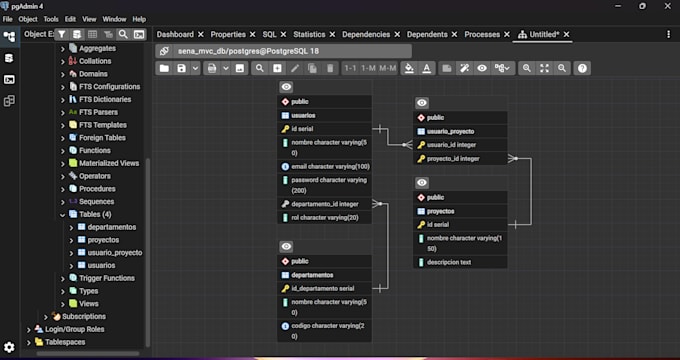 write sql queries and design relational databases