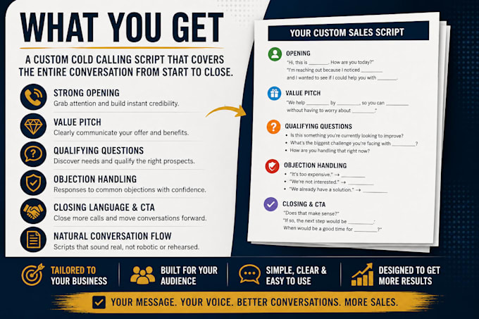 write persuasive cold calling and sales scripts
