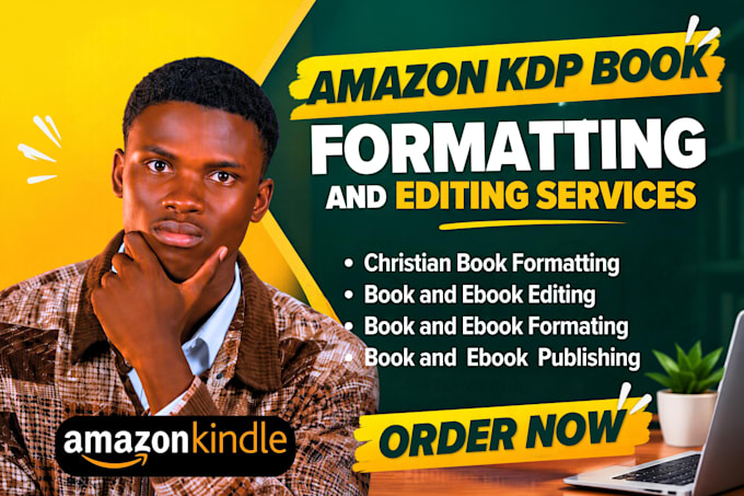 amazon kdp book editing kindle paperback book formatting for kdp book publishing