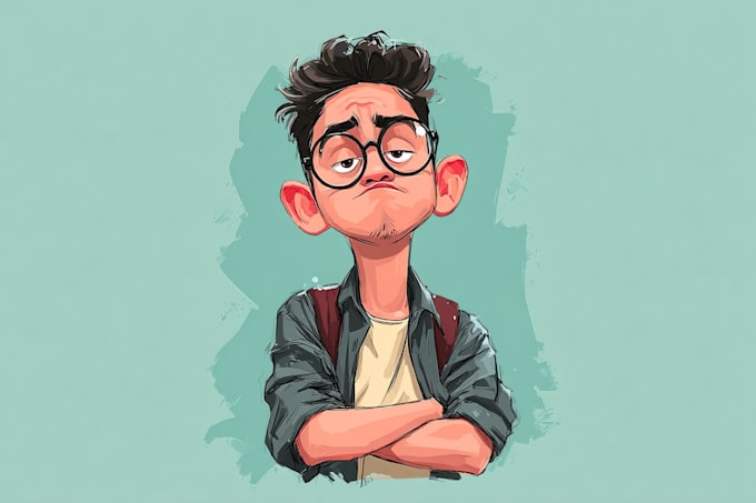 create a custom cartoon caricature illustration
