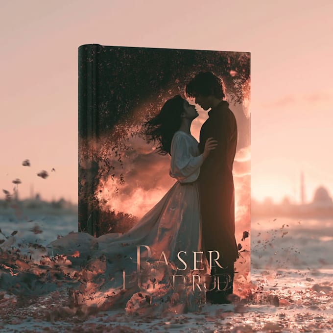 make romantic book cover design art