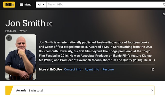 write your feature screenplay, TV pilot or short film script