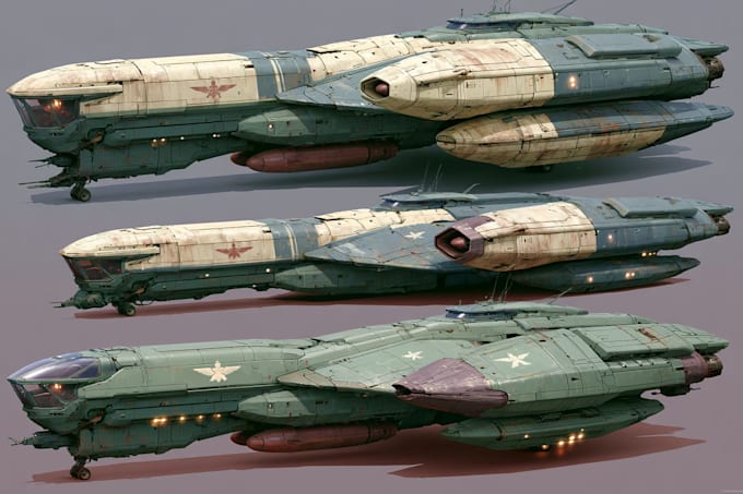 do sci fi spaceship design