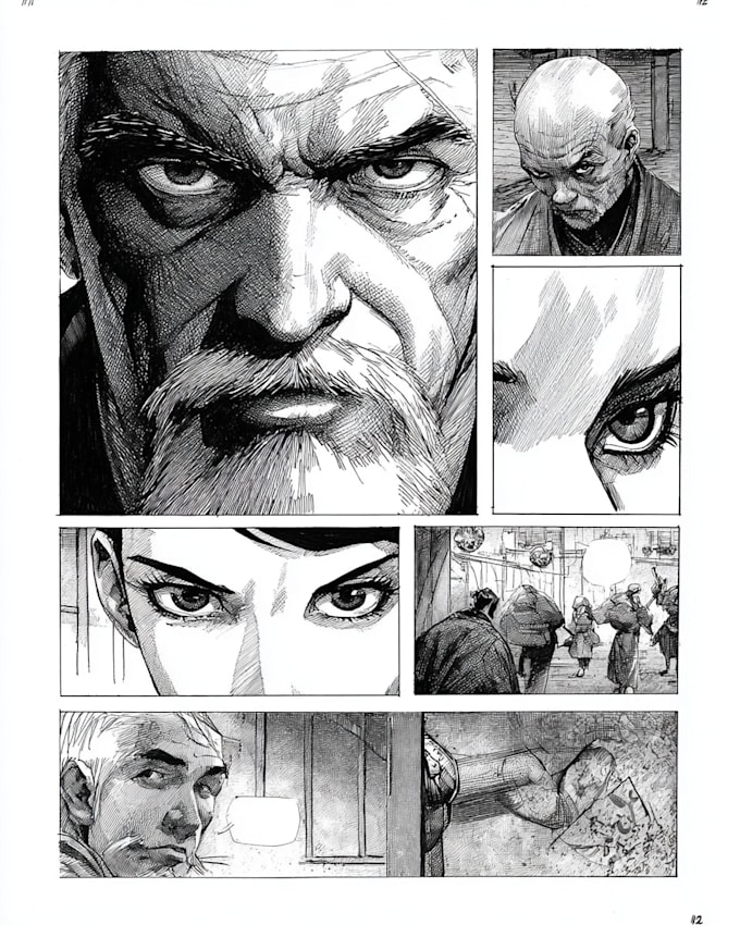 draw webtoon based on your script
