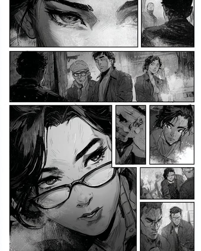 draw special comic illustration or graphic novel