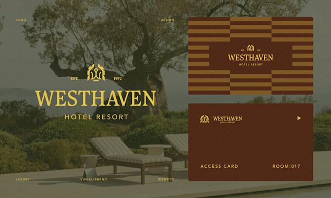 do modern minimalist luxury logo with brand identity