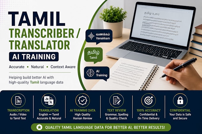 do tamil translator ai training